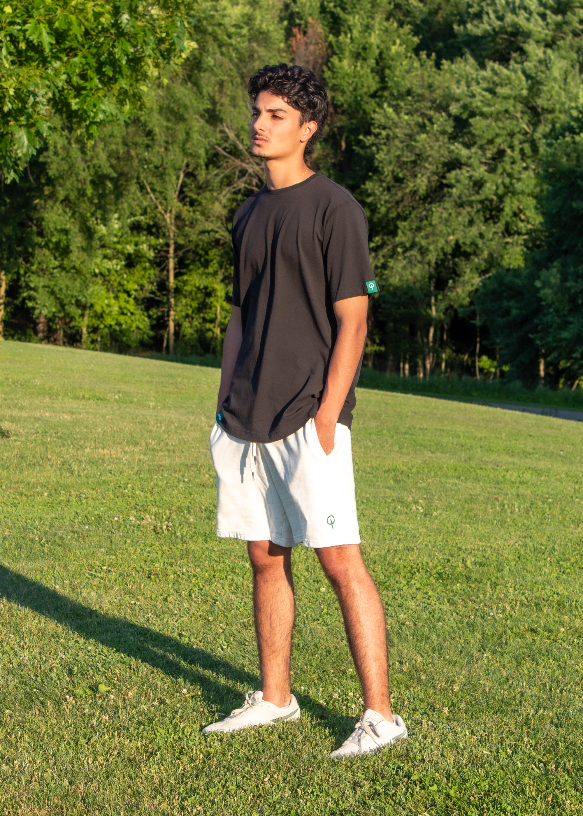 Mens Heavy Weight T Shirt - Black Edition | Green