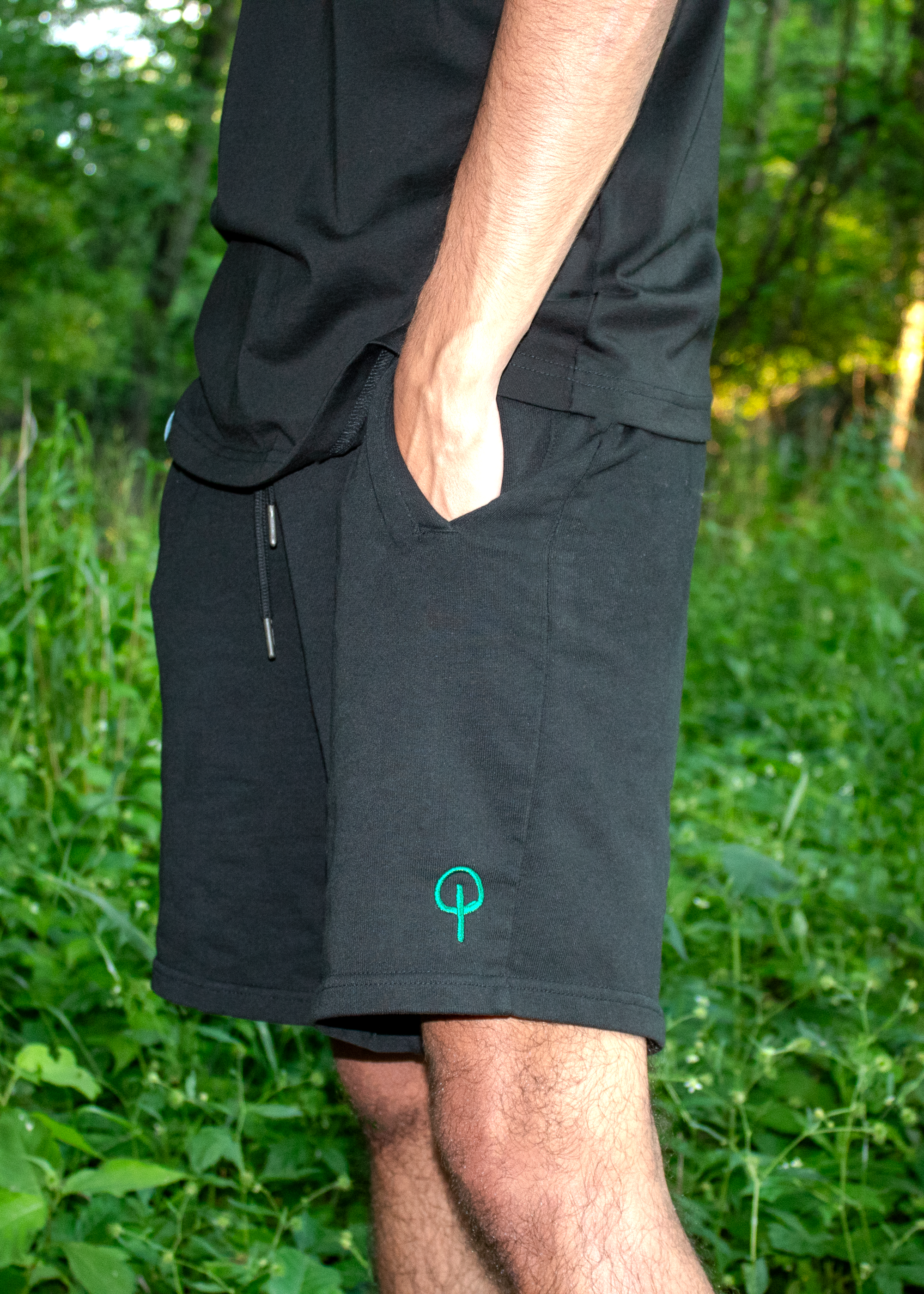 Mens Shorts - Black Edition | Green