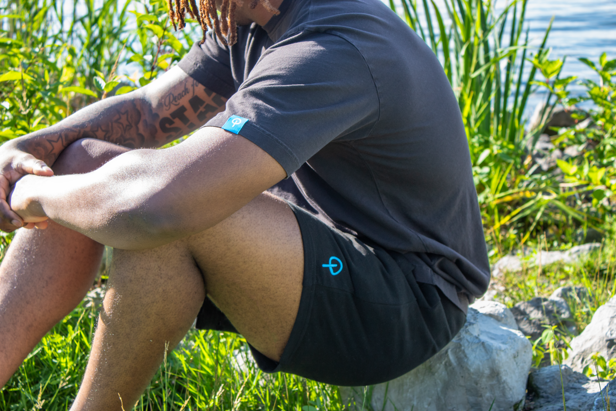 Mens Shorts - Black Edition | Blue