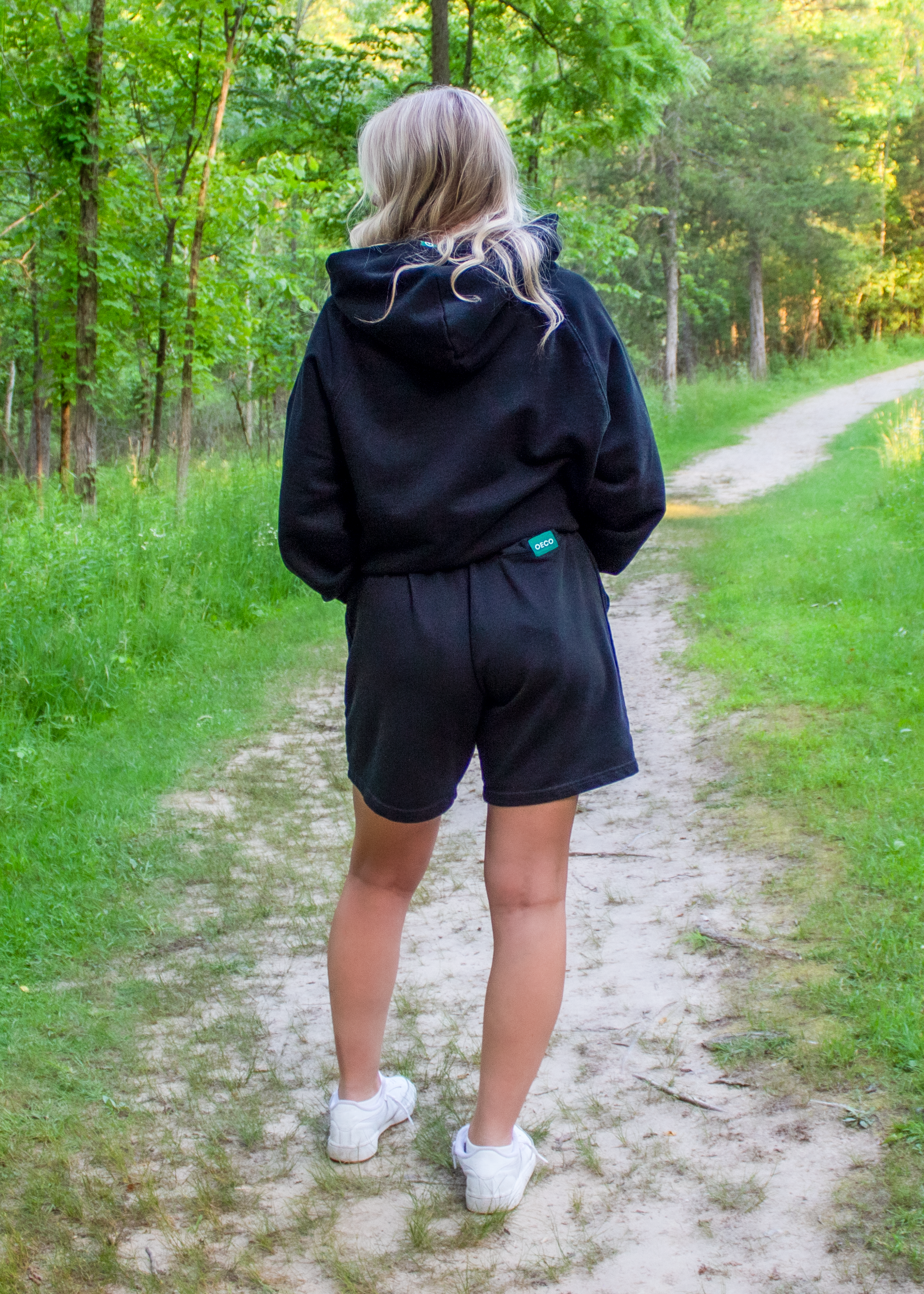 Womens Shorts - Black Edition | Green