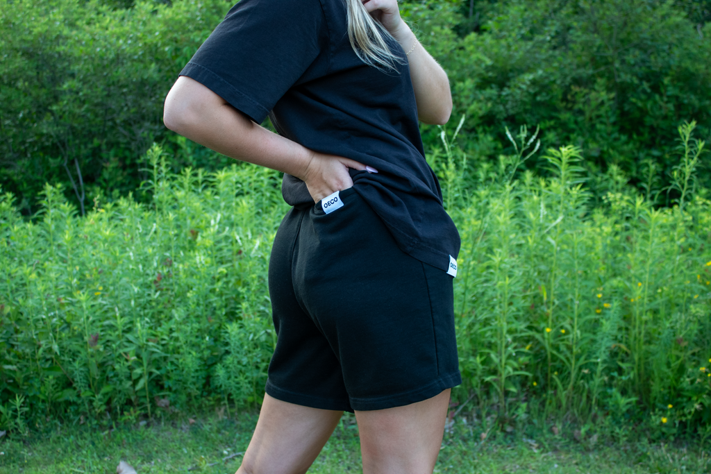 Womens Shorts - Black Edition | White