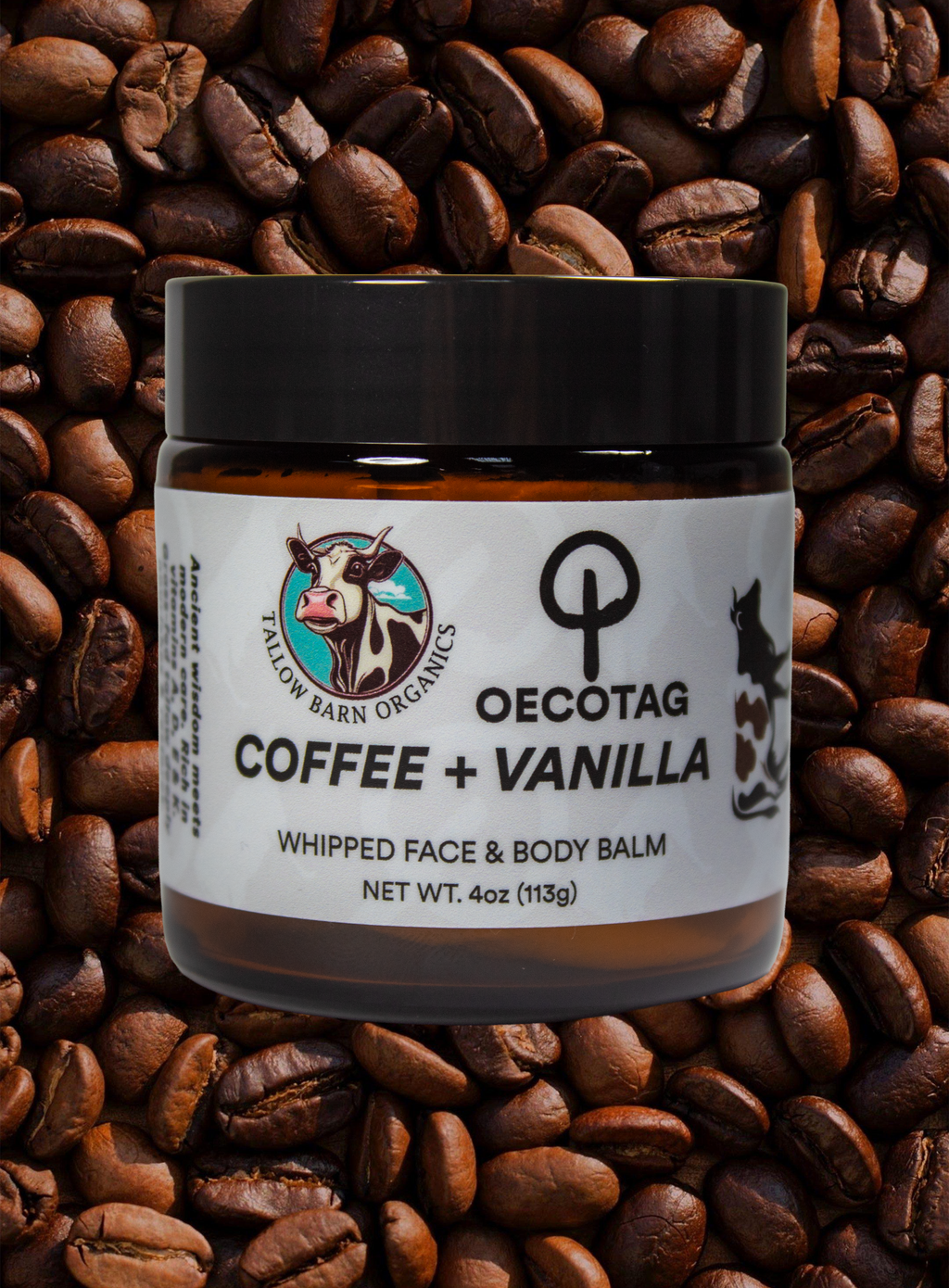 Body Balm Tallow Moisturizer - Coffee + Vanilla