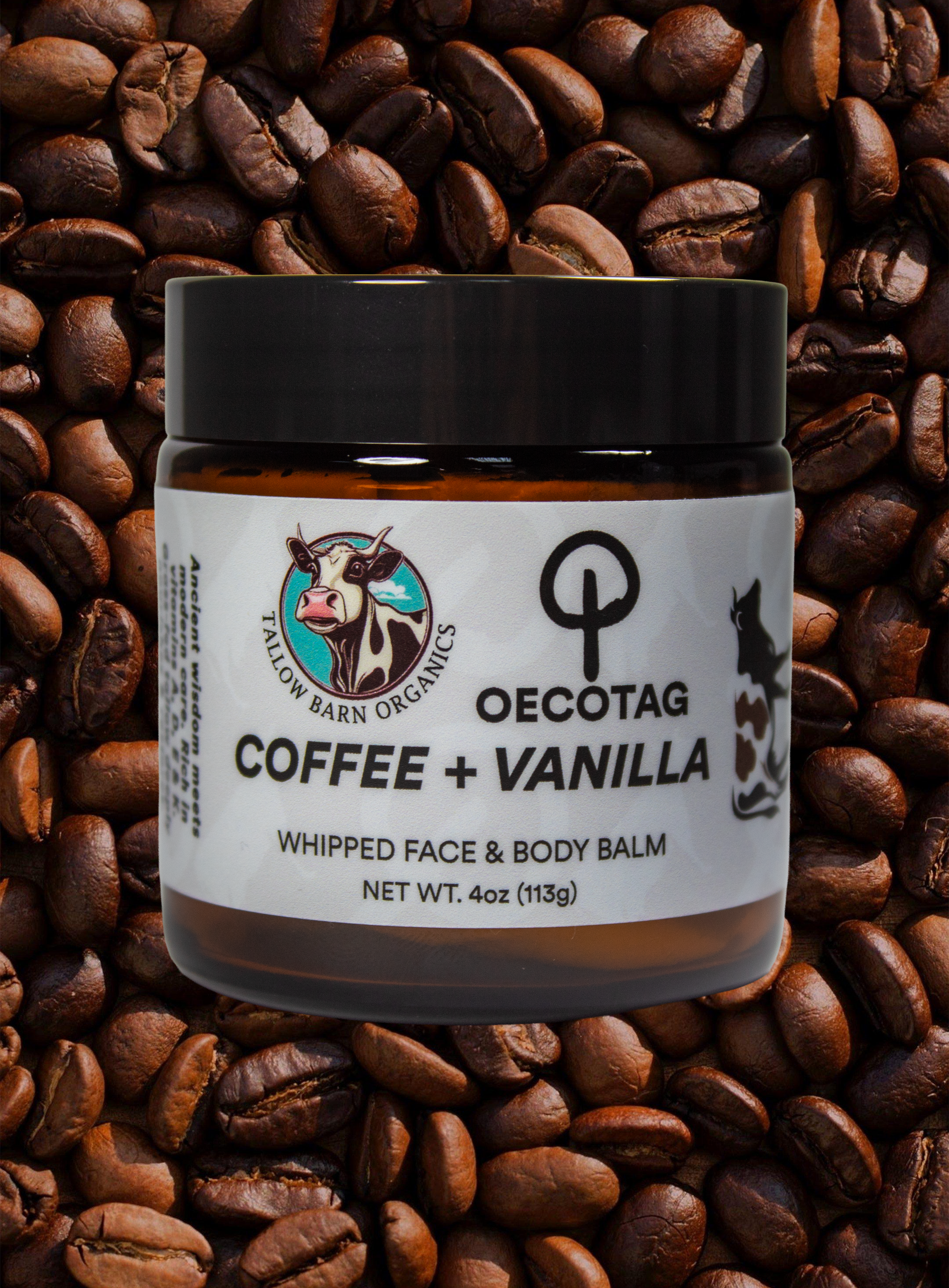 Body Balm Tallow Moisturizer - Coffee + Vanilla